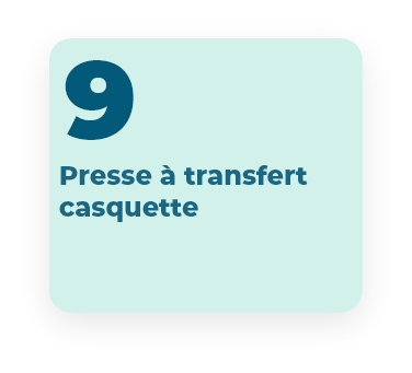 9 presse à transfert casquette