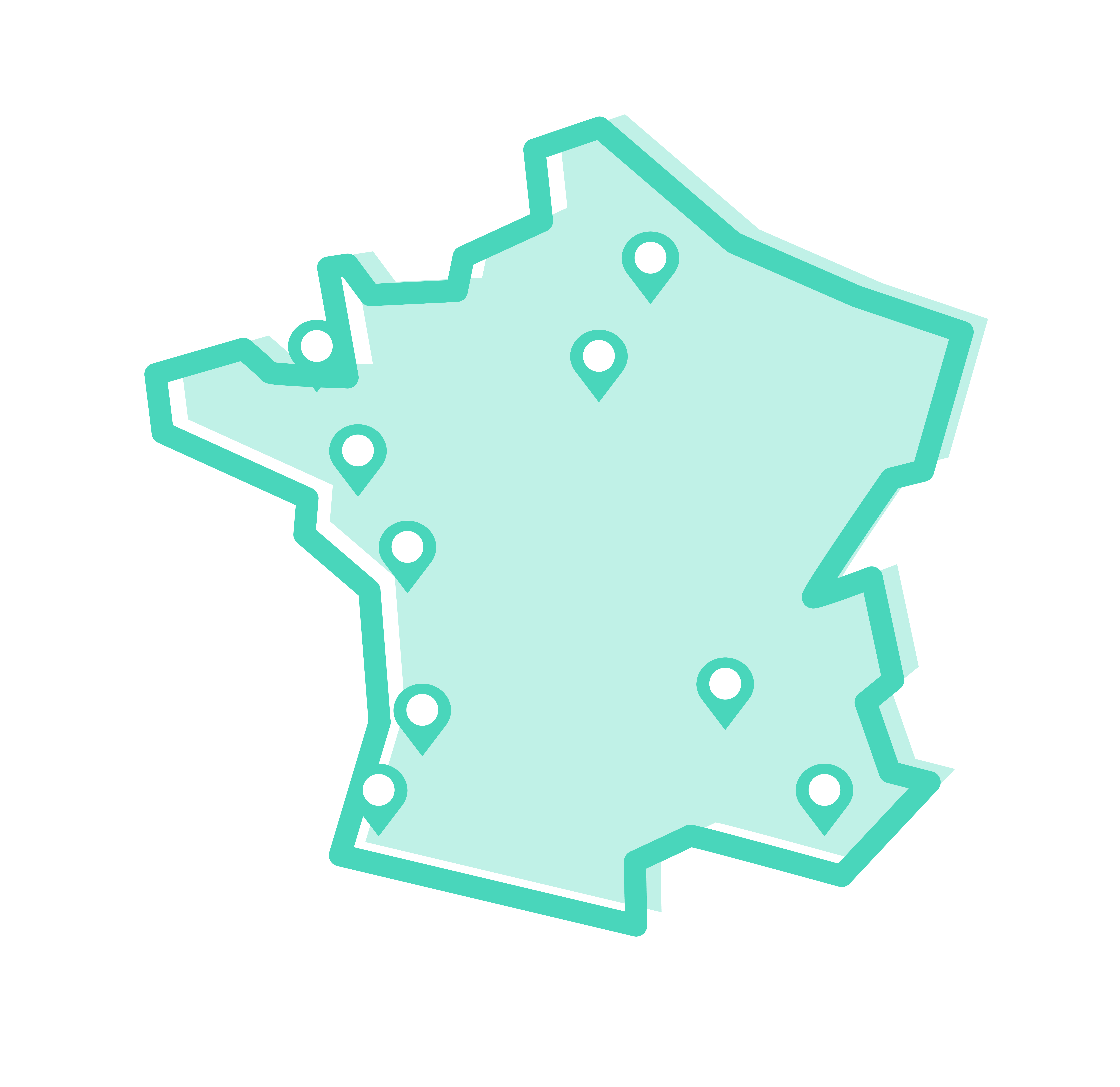 carte de la france