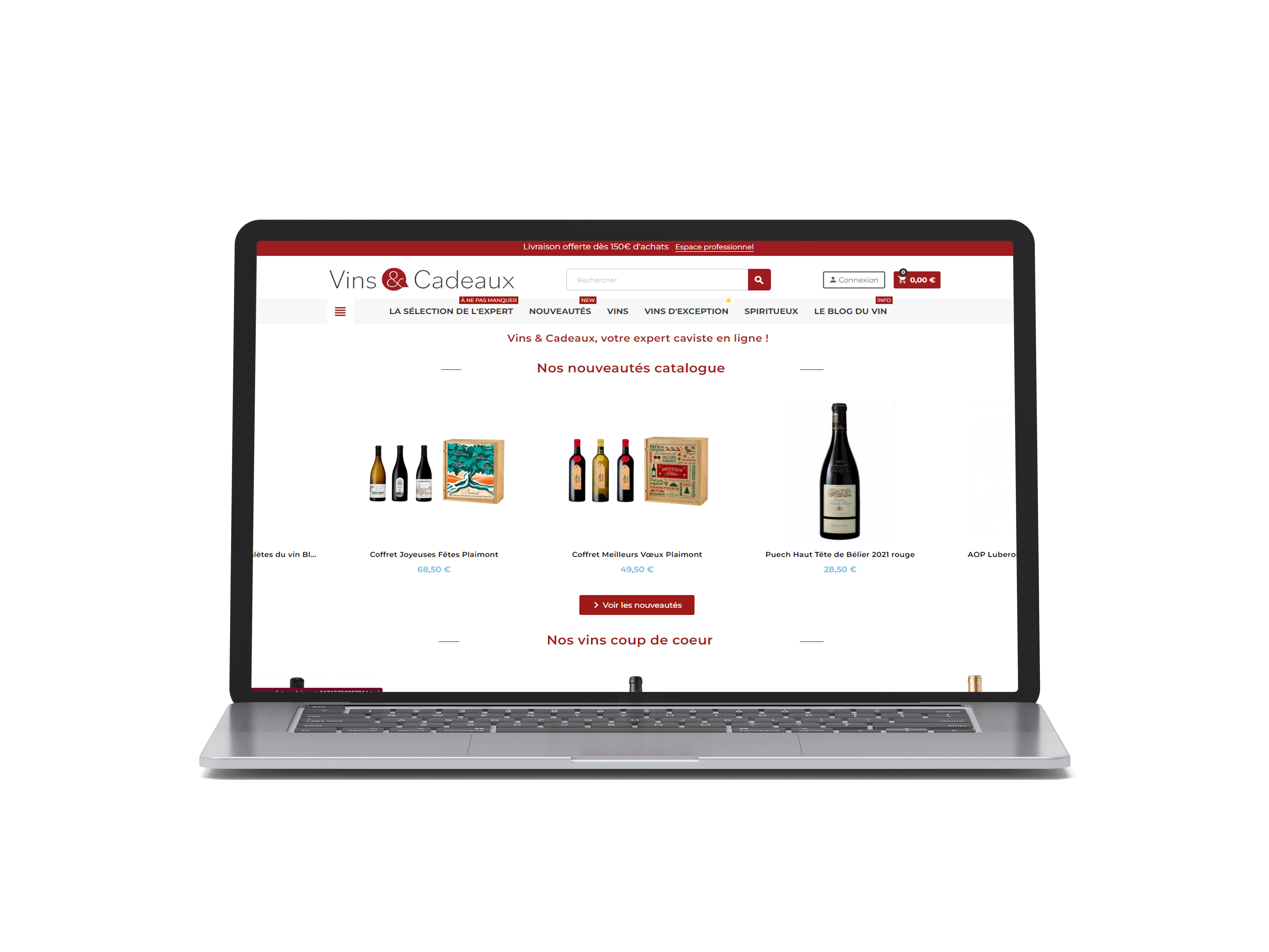 Site vinsetcadeaux.fr